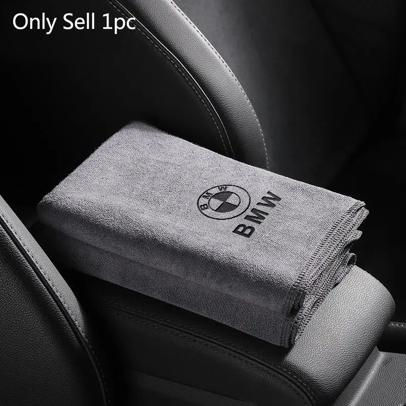 High Quality Microfiber Car Wash Towel Drying Cloth Cleaning Towel Washing Tools Accessories For BMW 50TH X1 X3 X5 X7 F10 F34 F07 X4 G32 G11 G20 F20 F10 1 3 5 Series Car Drying Towels