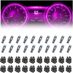 T5 74 Led Bulb Extremely Bright Wedge Socket Automotive Instrument Panel Light Kit For Car Daily Travel Gift