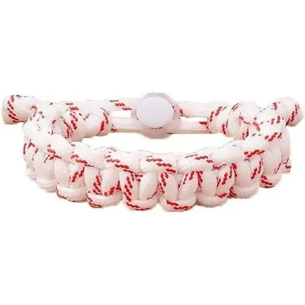 Baseball Bracelets, Adjustable Handwoven Braided Wristbands for Women and Men, Ideal Party Favors and Gifts for Baseball Enthusiasts, Baseball Bracelet