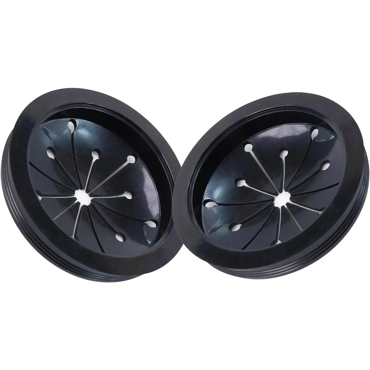 Garbage Disposal Splash Guard Sink Baffle, 3-1/8 Inch   Disposer  Accessories, Multi-function Drain Plugs for Garbage Disposals, Suitable for  , Whirlaway and  Models (2/Pack)