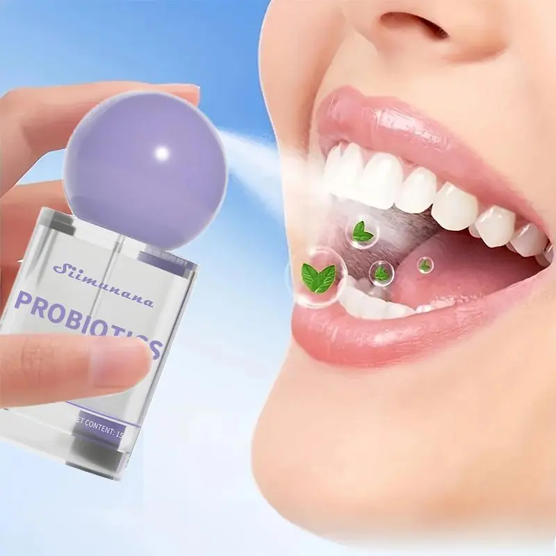 Probiotic Oral Spray 15ml - Fresh Breath & Oral Care, Sugar-Free, Portable, Long-Lasting Freshness, Breeze Mist oral care spray, Portable Probiotic Breath Spray, oral freshening Daily Gentle
