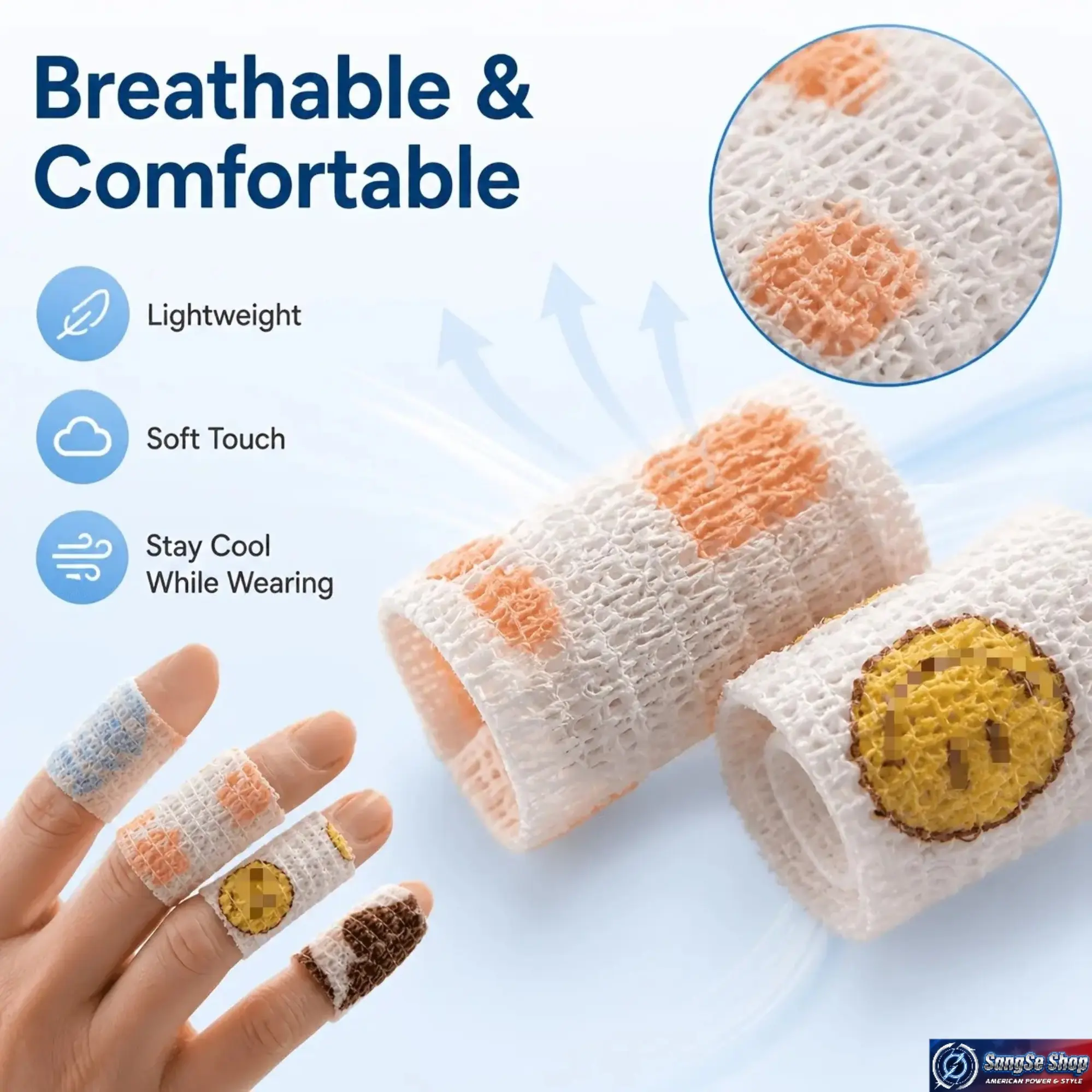 Finger Protection Covers, Breathable Finger Sleeves for Typing, Writing & Gaming, Soft Anti-Wear Finger Guards for Nail Protection, Reusable Work Finger Wraps for Crafting, Sports, Outdoor Tasks, Daily Hand Care, SummerWins