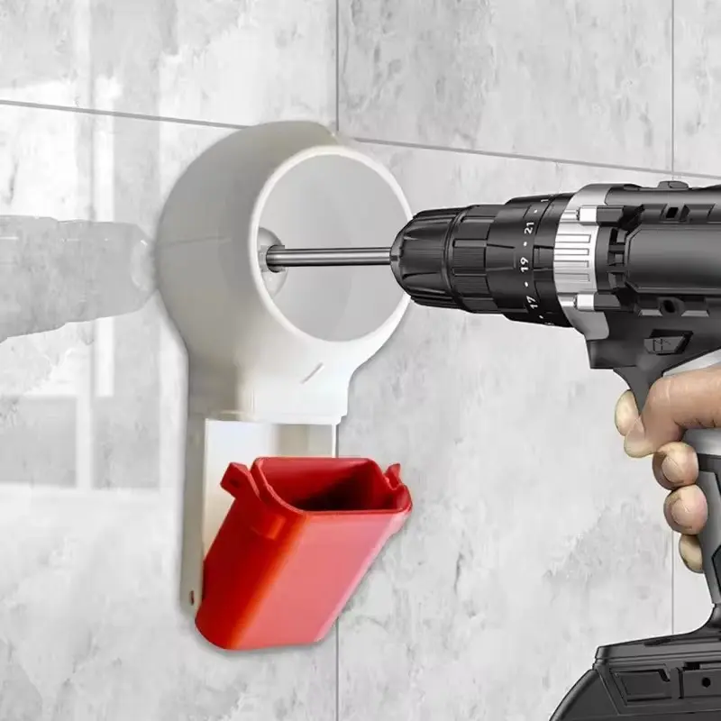 Drill Dust Collector with Rotating Joint, Efficient Dust Cover for Electric Drill, Ideal for Wall Drilling & Home Use