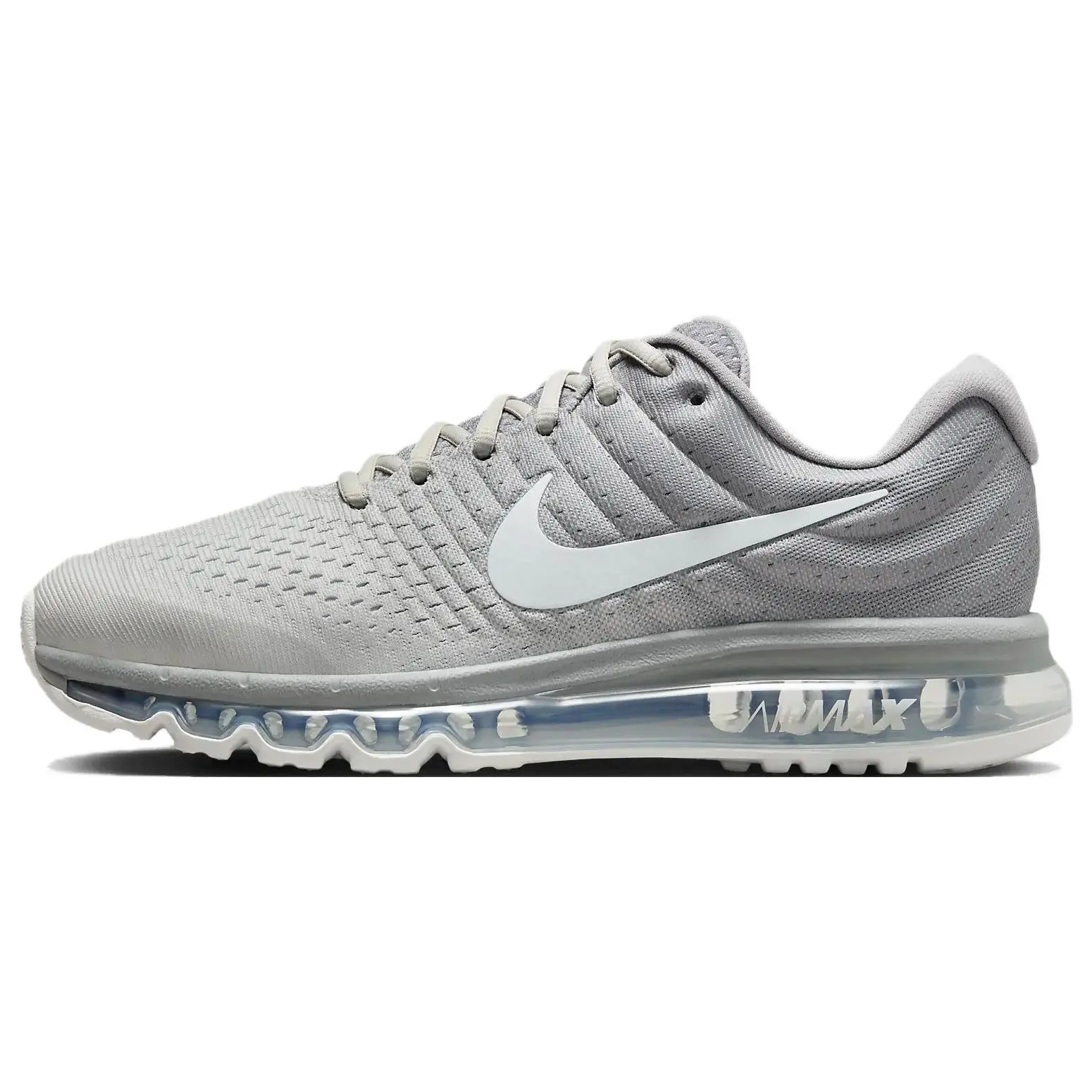 Nike Air Max 2017 Men's Retro Running Shoes – Cushioned, Durable, Low-Top Gray Verifiable, with credentials and supporting global authentication
