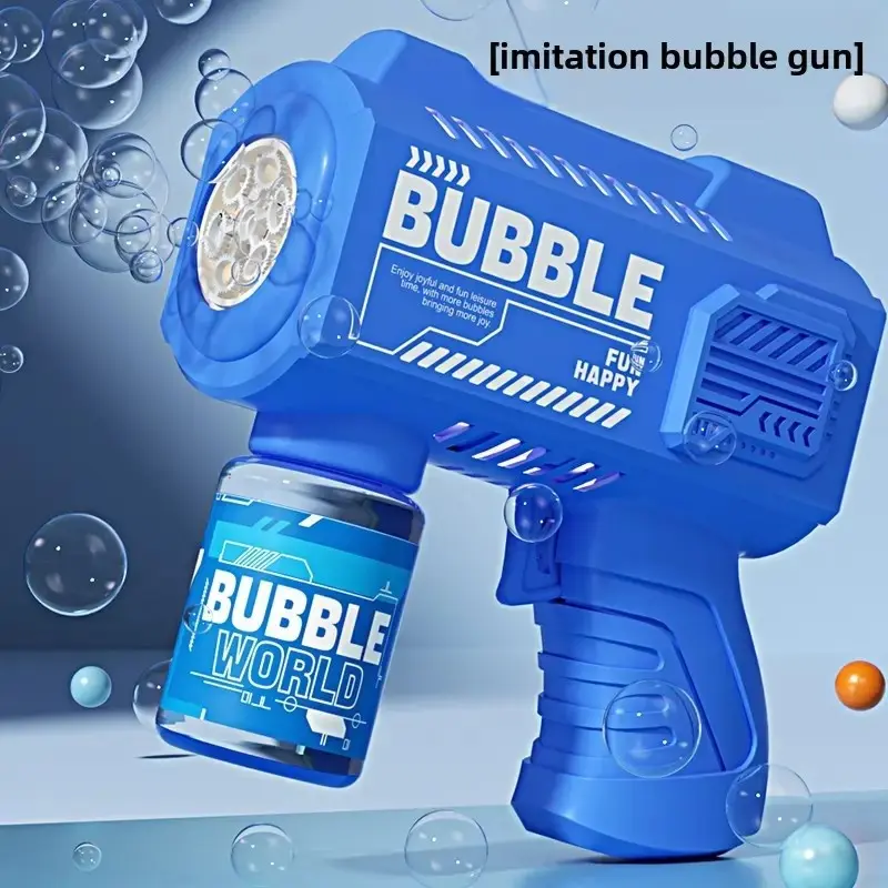 Handheld Bubble Machine, Leak-Proof Design, Wedding Special, Fully Automatic, Multi-Tube Bubble Gun Toy, Non-Toxic for Babies and Toddlers, Bubble Blasters