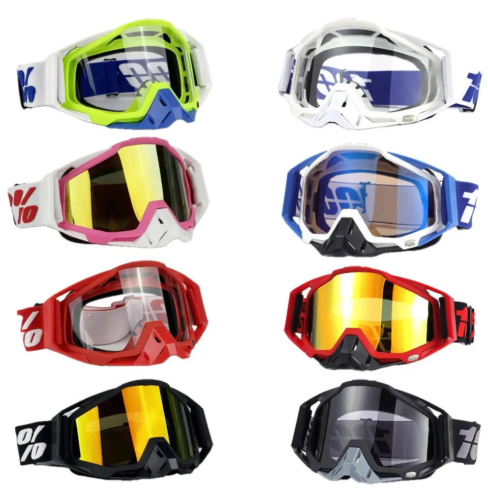 High Quality Motorcycle Glasses Goggles, Motocross Goggles Helmet, Off Road Goggles Mx Moto Dirt Bike Atv Ski, Outdoor Sports Glass Scooter Googles, Outdoor Riding Goggles Protective Gear Motor Parts Accessories