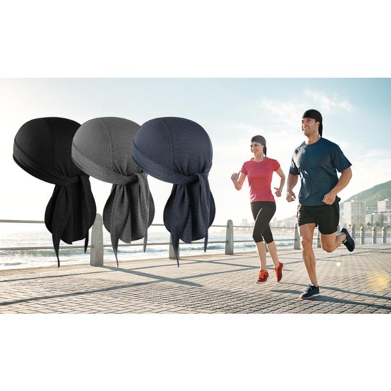 MVPTOO 3 Pack Fashion Pirate Hat Headscarf, Elastic Breathable Quick-Dry UV Protection Sports Bandana Headwear, Outdoor Sun Hat for Men & Women