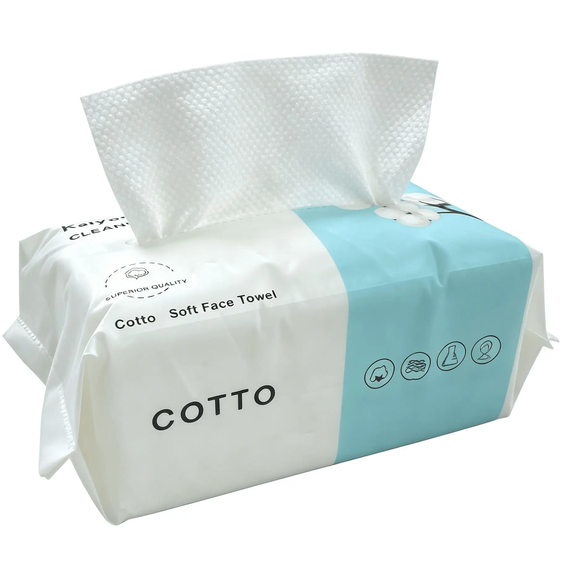 Face Towels, Facial Cleansing Cloths, Disposable Gentle Clean Facial Towels for Sensitive Skin, Lint- free Face Cloths, Face Wash Cloths for Makeup Remover, Skincare and Women Cleaning, Dry Wipes,1/2/3/4/6/8/10packs Dot Texture