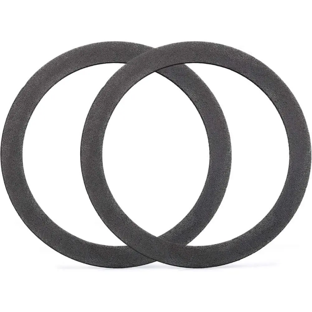Strainer Gasket Seal Ring, 2 Pack  Gray Washer Fits for 3-1/2 Inch Kitchen Sink Drain No Need Plumber Putty