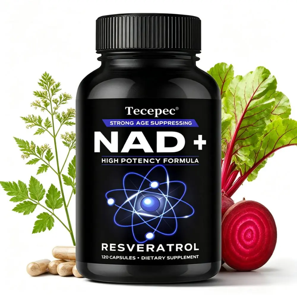 Tecepec NAD+ Supplement Complex - Nicotinamide Riboside & Resveratrol