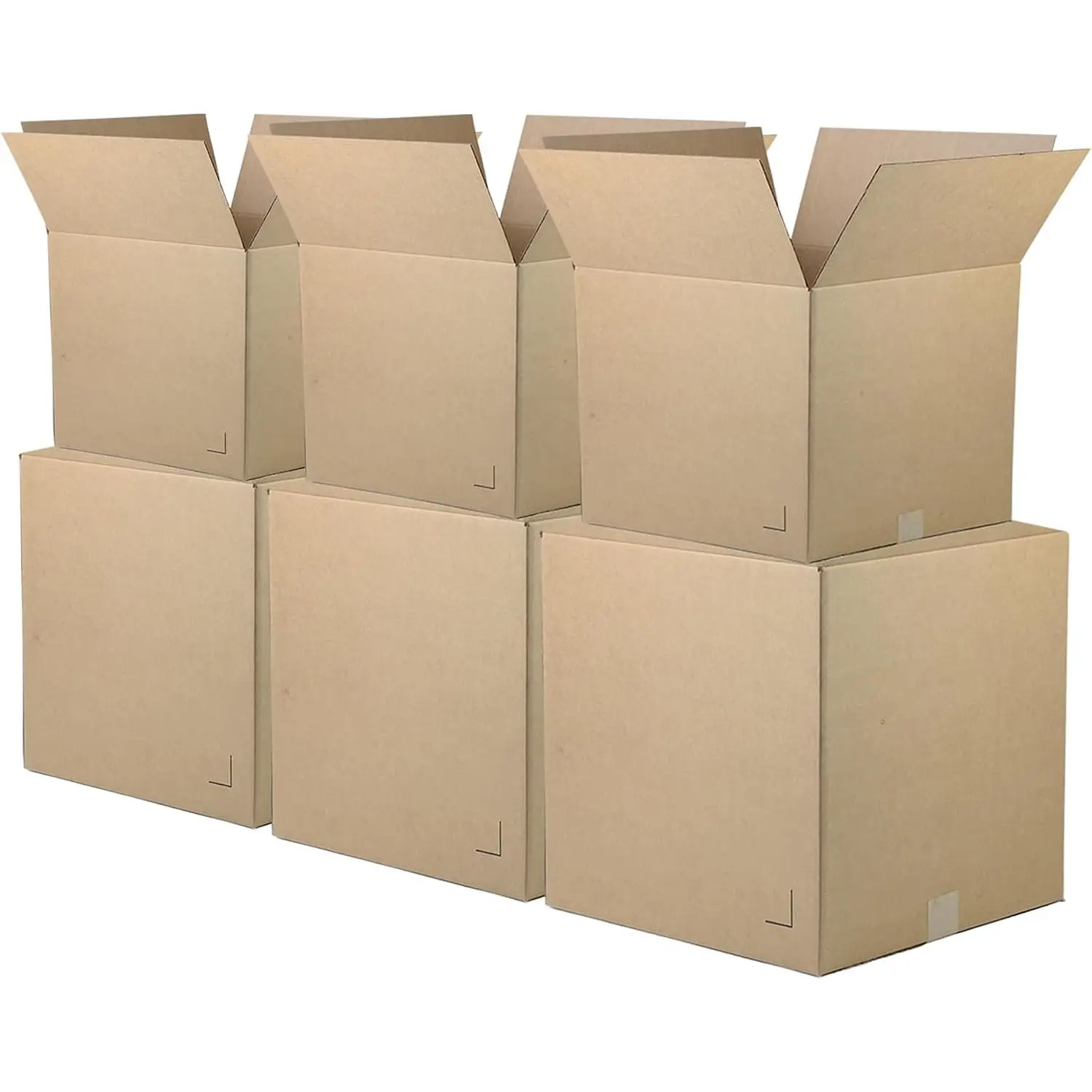 Moving Boxes 10-Pack Small | 15x10x10 inch Brown/Kraft Corrugated Cardboard Packing, Moving & Storage for Business/Home – Durable - Eco-Friendly, Recyclable - Made in the USA