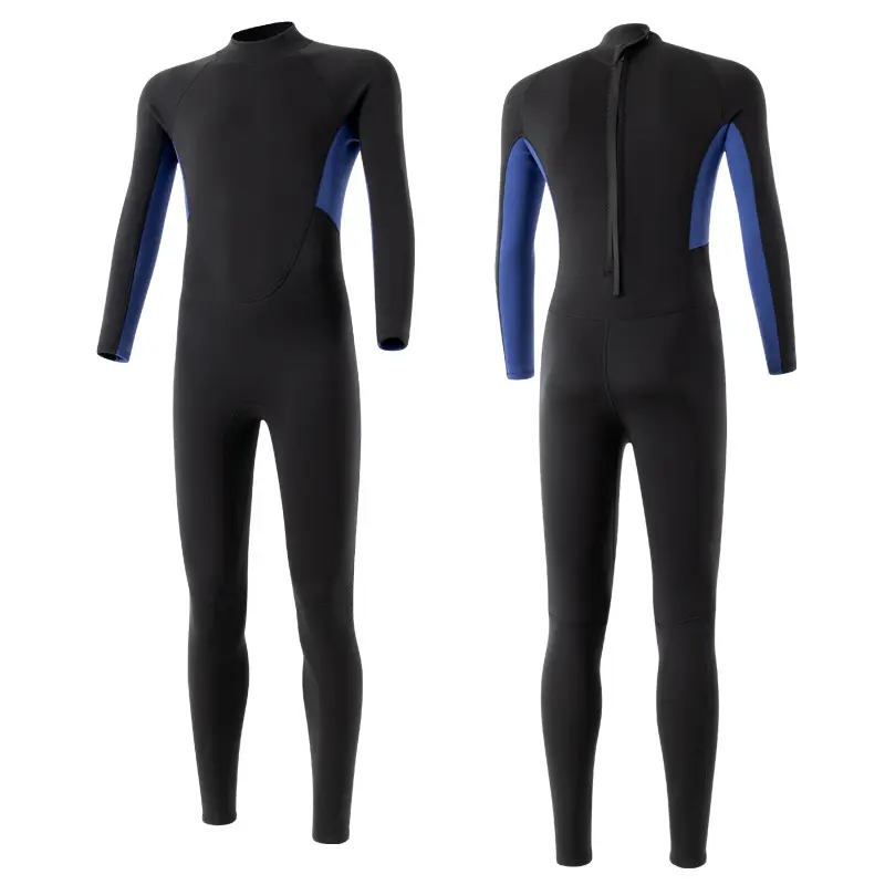 European size diving suit for men, warm and cold-proof, 3mm wet suit for winter swimming, one-piece snorkeling, sun protection, surfing suit for women, women's diving suit