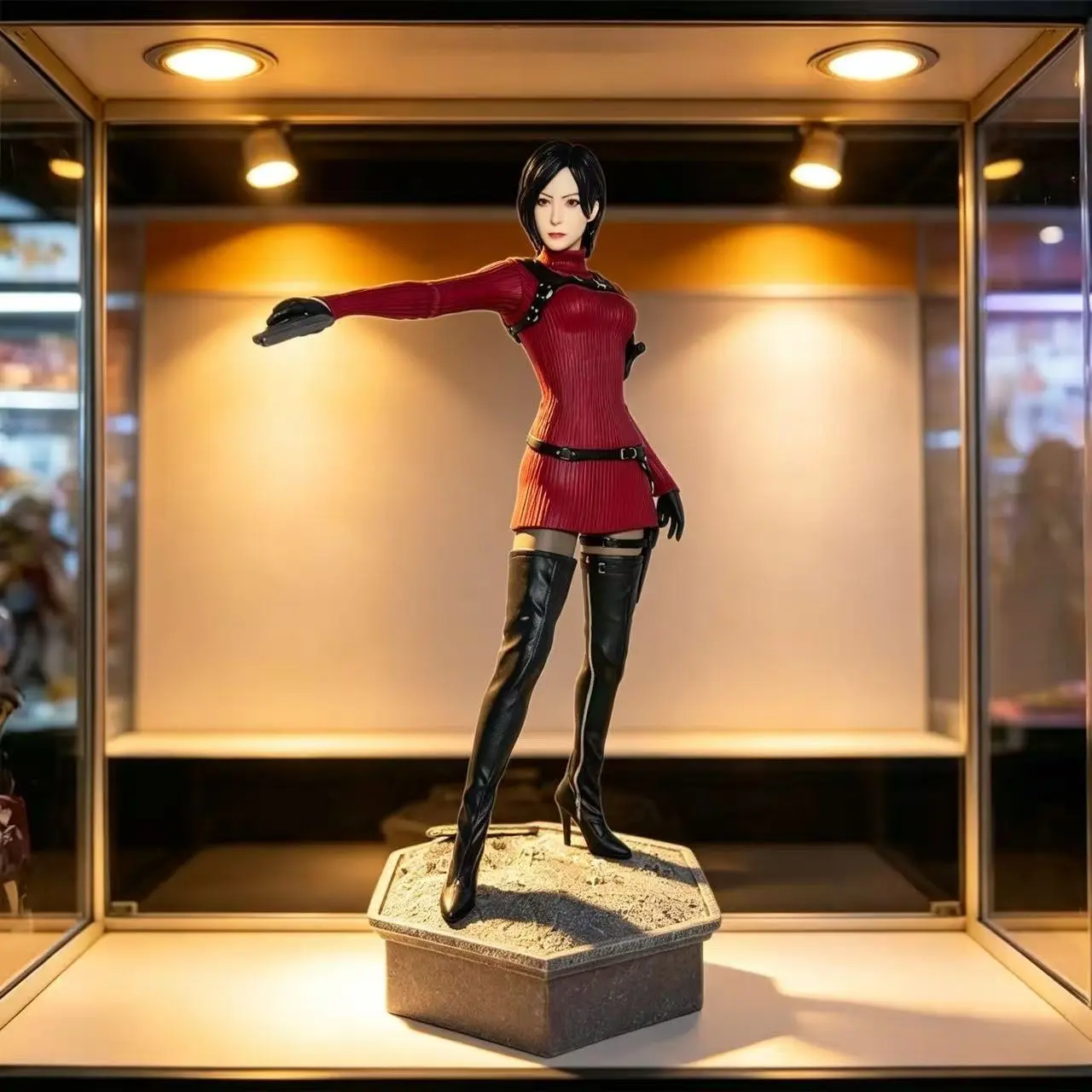 Resident Evil Action Figure Ada Wong Aunt Hunter Gk Statue, Desktop Collectible Model, Trendy Toy Accessory, Collectible Figurines, Perfect Gift for Fans