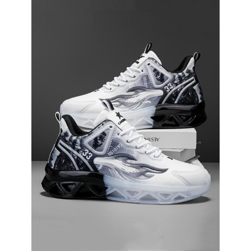 (New)Men's Fashionable Lace Up Low Top Sneakers, Casual Comfortable Breathable Sports Running Shoes, Male All-match Round Toe Shoes for Daily (Gift)11