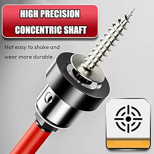 GJANSH 5pcs Drywall Bit Attachment with Depth Stop, PH2 Magnetic Drywall Screwdriver Bits for Countersinking Drywall Screws in Plasterboard, 1/4 Inch Hex Shank Plasterboard Bit,Summervibes fathersdaygift