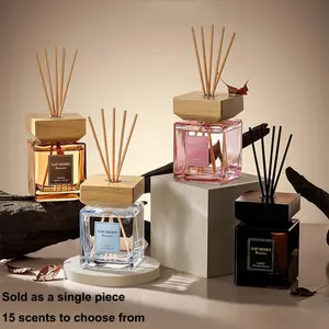 Eastern Aroma 500ML Large Capacity No-Heat Diffuser, Aromatherapy Scent Diffuser, Hotel Living Room Home Indoor Long-Lasting Scented Vine Sticks, Home Fragrance Products