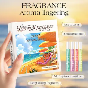 Women's 10-Piece Alcohol-Free Summer Brazilian Romantic Fragrance Set, Vanilla, Caramel, Amber, Fruit, Wood Scent, Ideal Mother's Day Gift