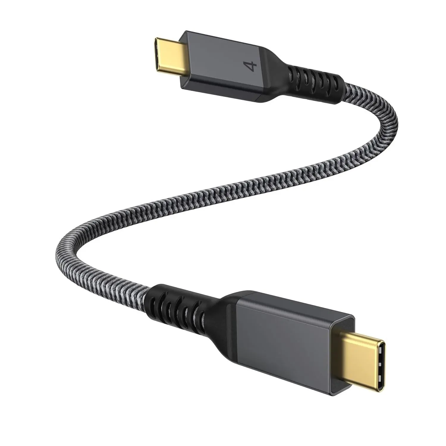 [1.6Ft] Thunderbolt 4 , Short Thunderbolt  40Gbps with 240W  and 8K/5K@60Hz Compatible with Thunderbolt 4/3, USB4, and USB C, Charger, Device