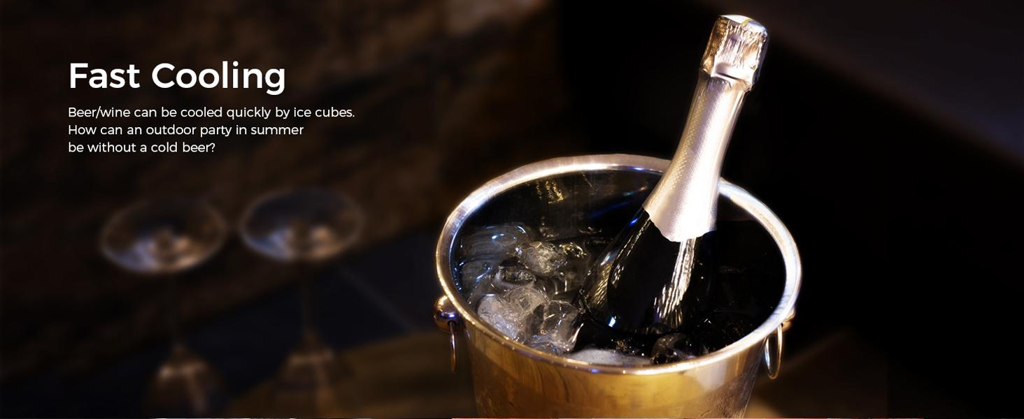 Kismile Ice Makers Countertop with Carry Handle,26Lbs/Day,9 Cubes in 6 Mins,Self-Cleaning Ice Machine for Home,Office,Kitchen (Black) Icemakermachine