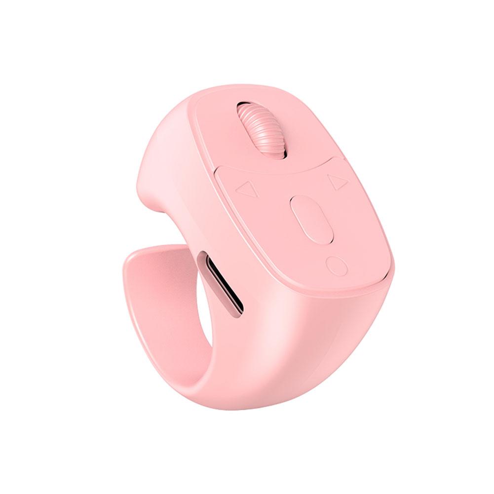Wireless Bluetooth Remote Control Video Scrolling Ring Page Turner Rechargeable Scrolling Rings Ver. 5.3 BLE Class II 10m Range Type-C Charge 12hr Battery Life