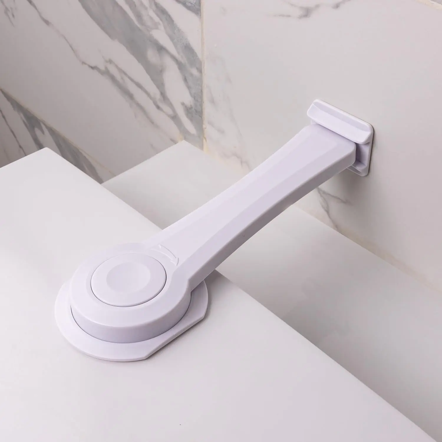 2-Pack Baby Proof Toilet Locks - Adhesive Toilet Seat Latches for Toddlers - Child Safety No Tools Required(Gift)