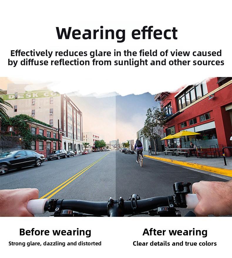 Cycling Glasses - Colorful Windproof UV400 Sports Glasses for Outdoor Fishing, Mountain Bike, Road Cycling & Bicycle Eyewear