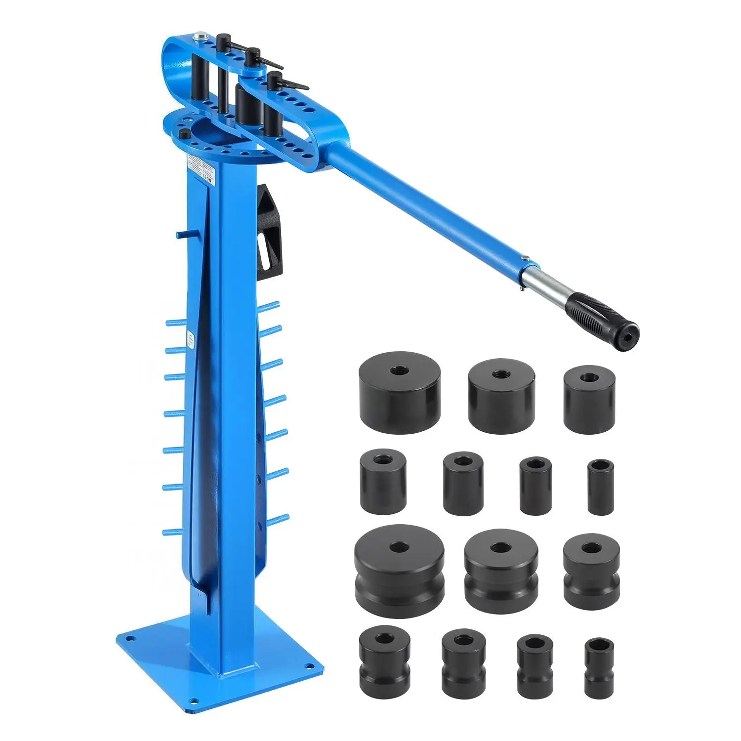 Manual Bending Machine with Bending Dies, Ergonomic Design, 14 Dies, Wide Applications