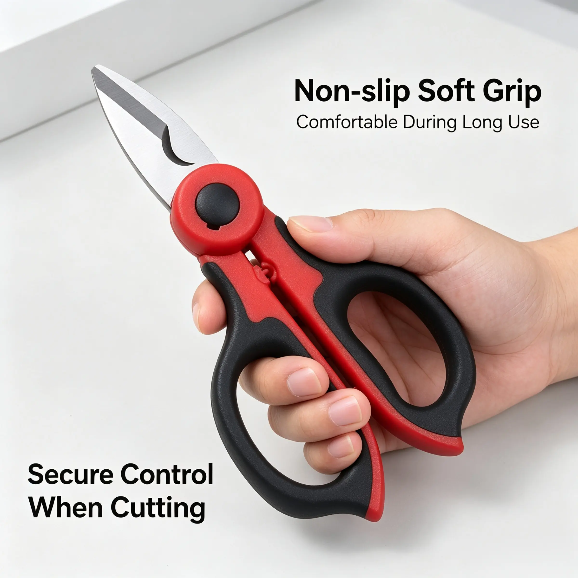 Multi-Functional Electrician Scissors, Stainless Steel Cable Cutter, Wire Clipper, Metal Sheet Cutter, Insulated Slot Knife, Cutting Tool