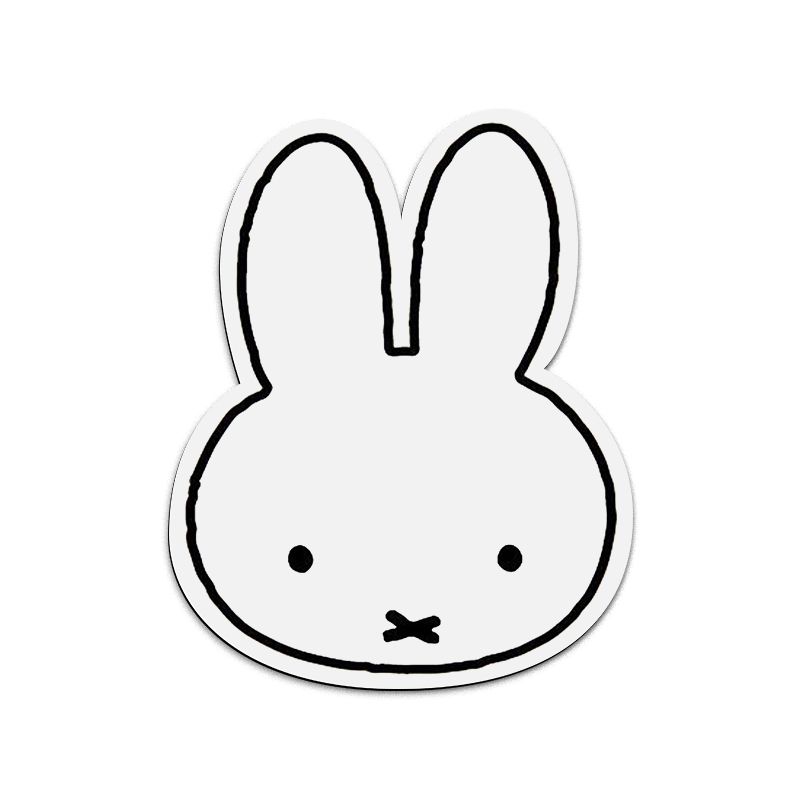 Miffy Mouse Pad Kawaii Cartoon Tech Surface with Non-slip Rubber Base for Office & Home Accessories Multi-functional Desk Mat