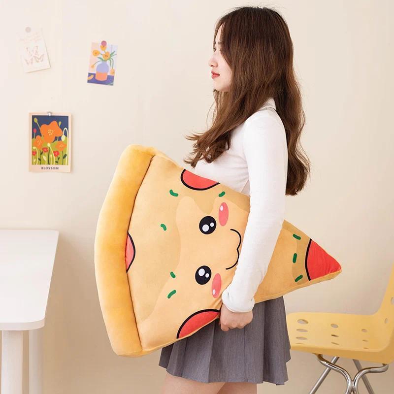 45/55/65cm Pizza Food Plush Pillow Stuffed Like Real Cushion Union  Decor Creative Sofa Chair Decor Birthday Gift