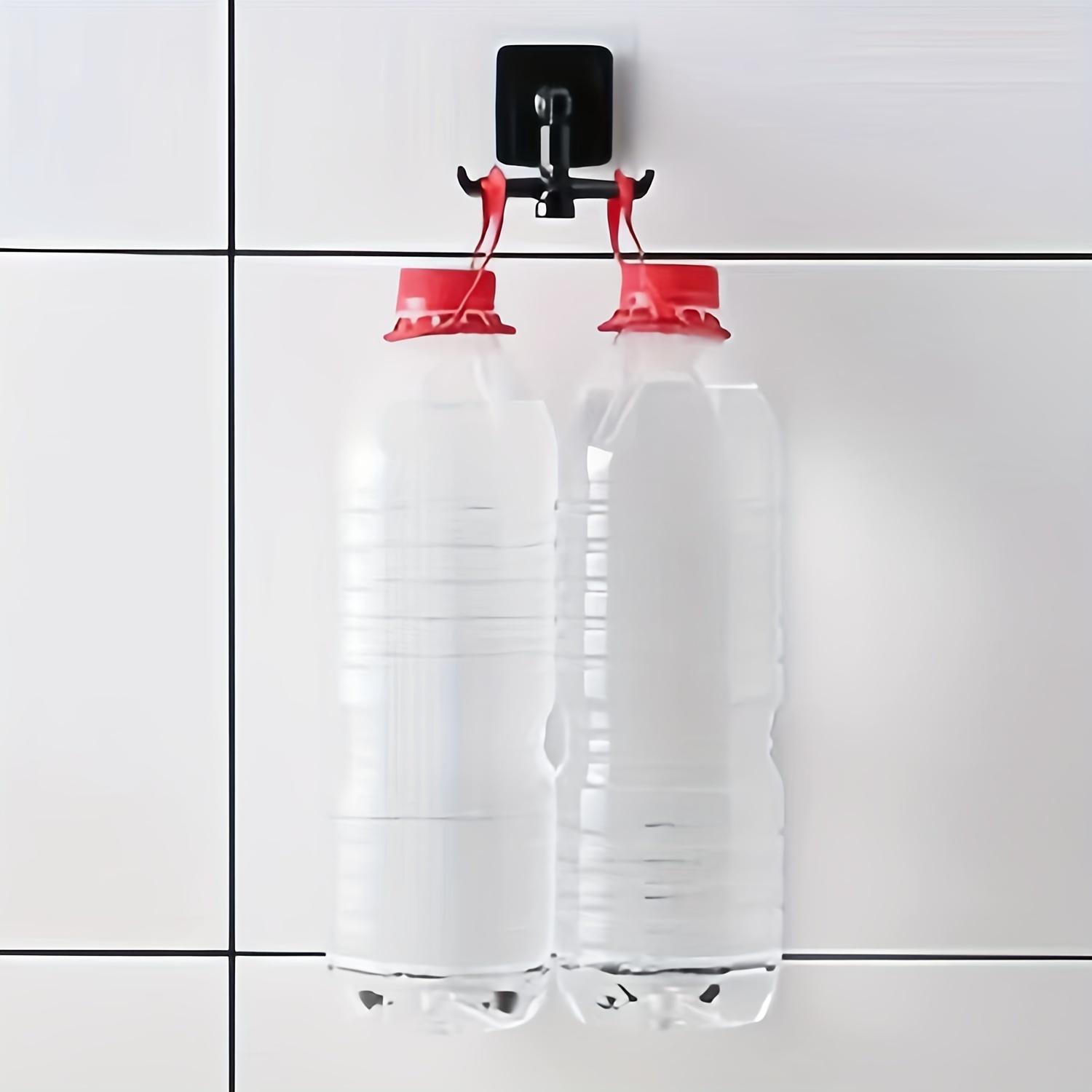 1 Heavy Duty Kitchen Cutlery Rack Hook, Plastic Self-Adhesive Hook 360 Degree Rotation Folding Wall Hanger, 6 Claw Hook, Suitable for Home Kitchen, Bathroom, Office