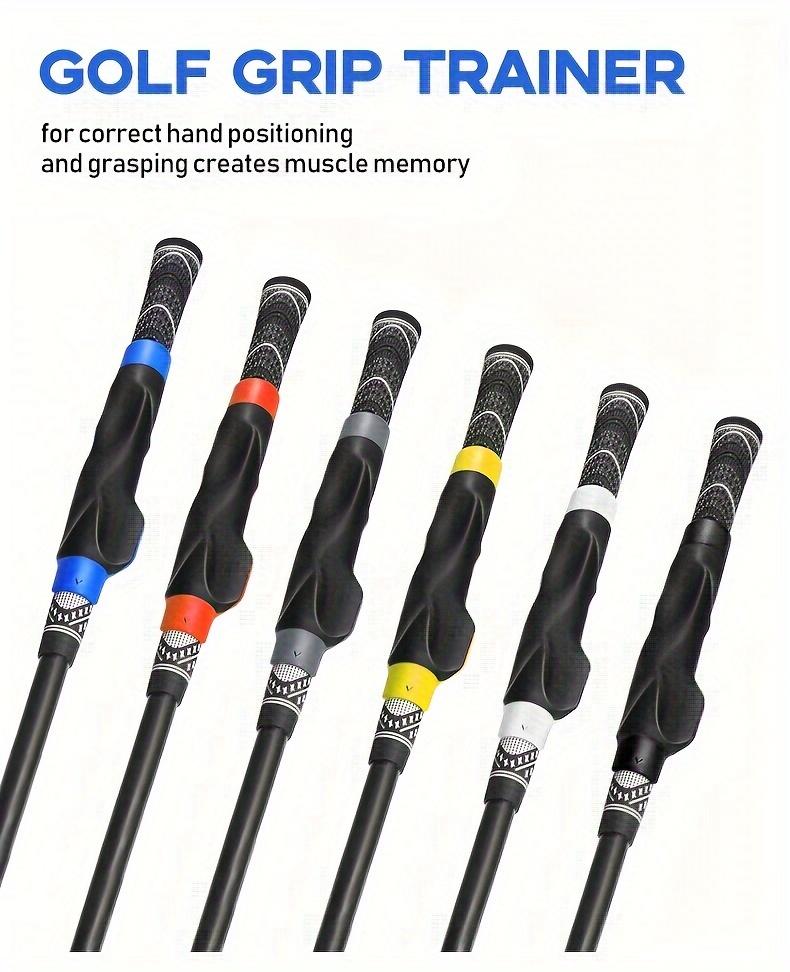 Golf Grip Trainer Attachment - Perfects Your Swing with Consistent Hand Placement, Adjustable Trainer for Customized Fit - Ideal for Golfers of All Skill Levels, Improves Overall Game Performance