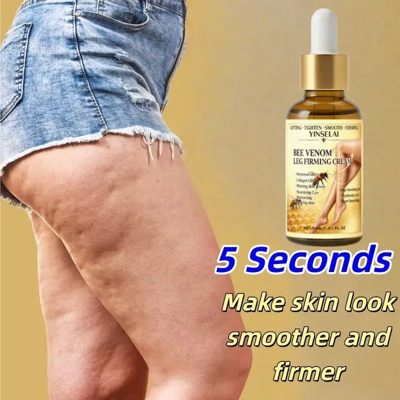 Super Firming Essence, Instant Lifting, Rich in Collagen, Bee Venom, Vitamin C, for Arms, Thighs, Abdomen, Smooth and Tight Skin