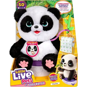 Little Live Pets My Baby Panda ChuChu Plush - Interactive Sounds, Feeding, Potty Dance - Ages 4+Gift
