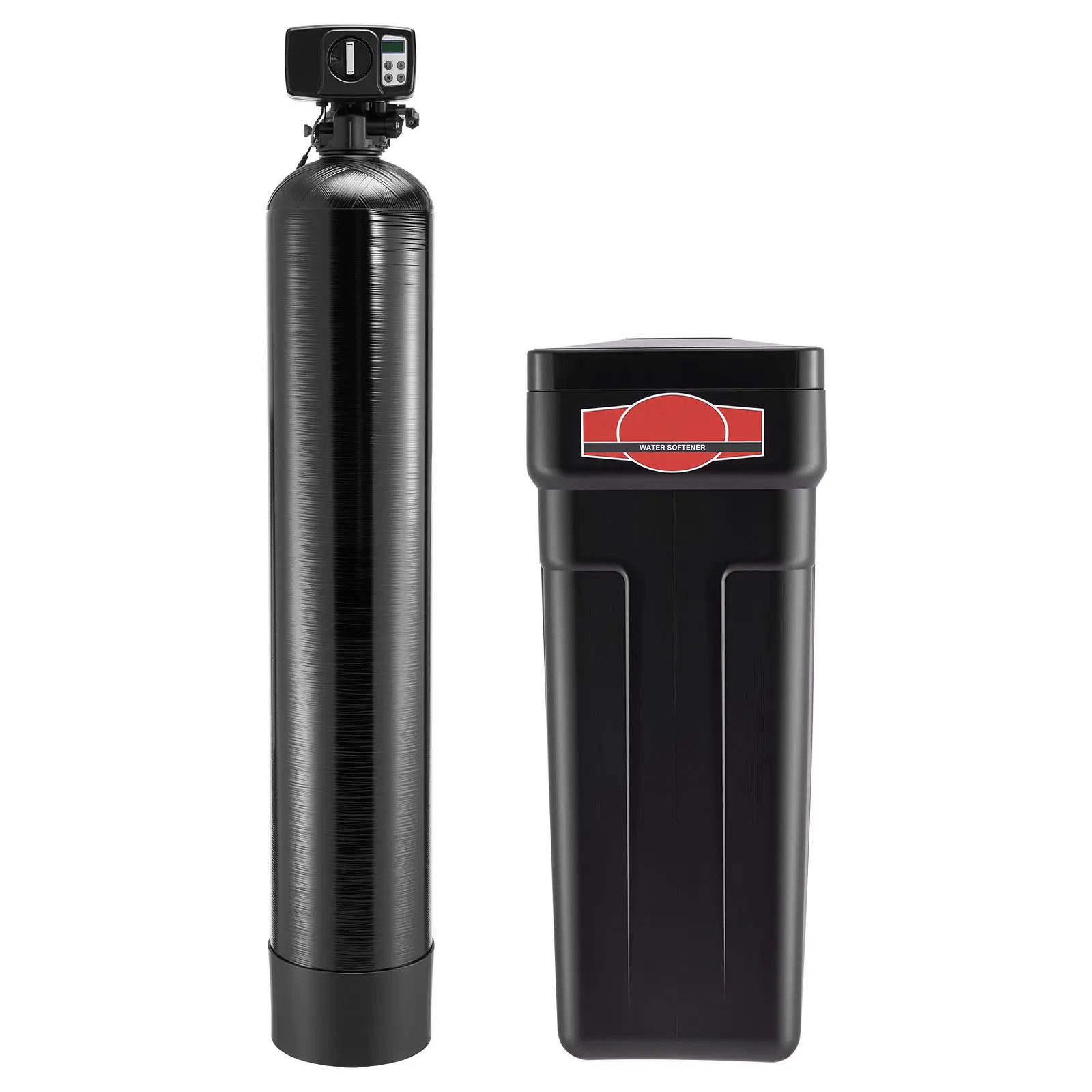 Whole House Water Softener with Automatic Digital Control Head, 2.12 Cu Ft/60L Capacity, Powerful Softening, Efficient Regeneration, Split Design, Wholehouse