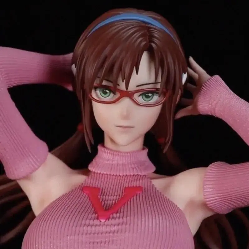 Anime Figure Mari Makinami Evangelion Gk Statue Summer Girlfriend Beautiful Girl Model Desktop Ornament Gift For Adult Anime