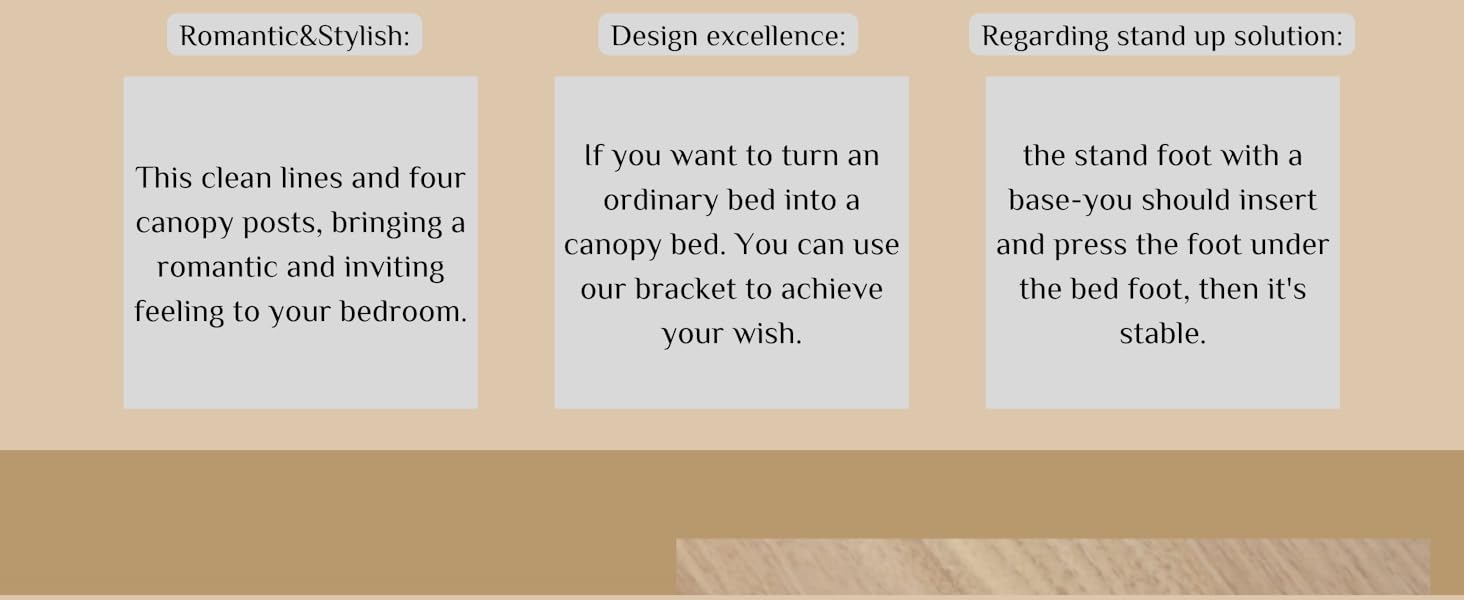 Queen Bed Frame - White Bed with Four Poster Frame, Net and Bed Curtains for Indoor or Play Tent