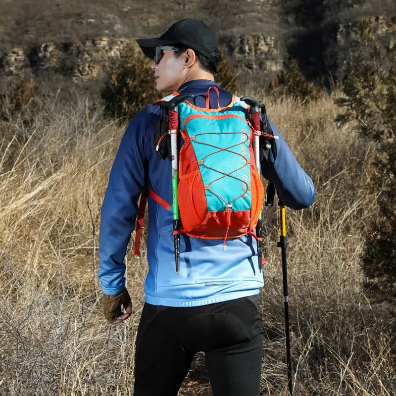 16L Ultra-Light Cycling Backpack, Breathable Hydration Vest, Unisex Marathon Trail Running Hiking Climbing Waterproof Active Dual Shoulder Bag