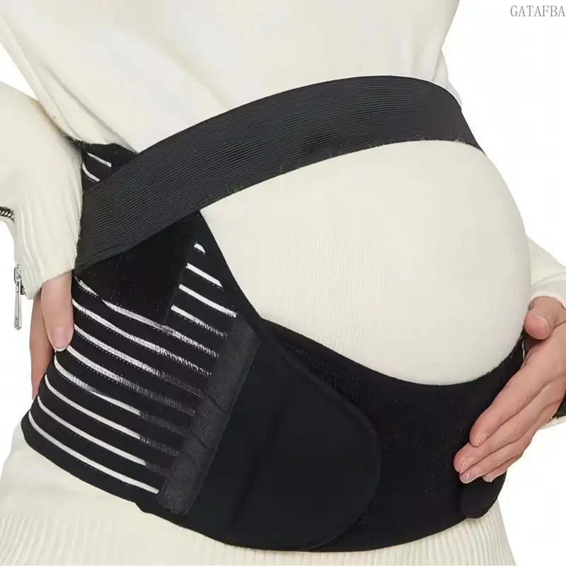 Stretchable Abdominal Support Belt, Comfort Waist Back Support Band, Adjustable Soft Support Brace for Daily Use
