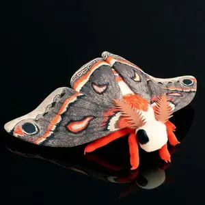 Plush Moth Doll, Realistic Soft Filled Moth Plush, Unique Gift For Entomology Enthusiasts, Nature Lovers, Science Teachers And Insect Collectors, Educational Decor