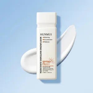 Lightweight SPF 50 Sunscreen Lotion, Daily Facial Sun Protection, Broad Spectrum Uva/uvb, Aloe & Bearberry, Non-Greasy, Not Cast