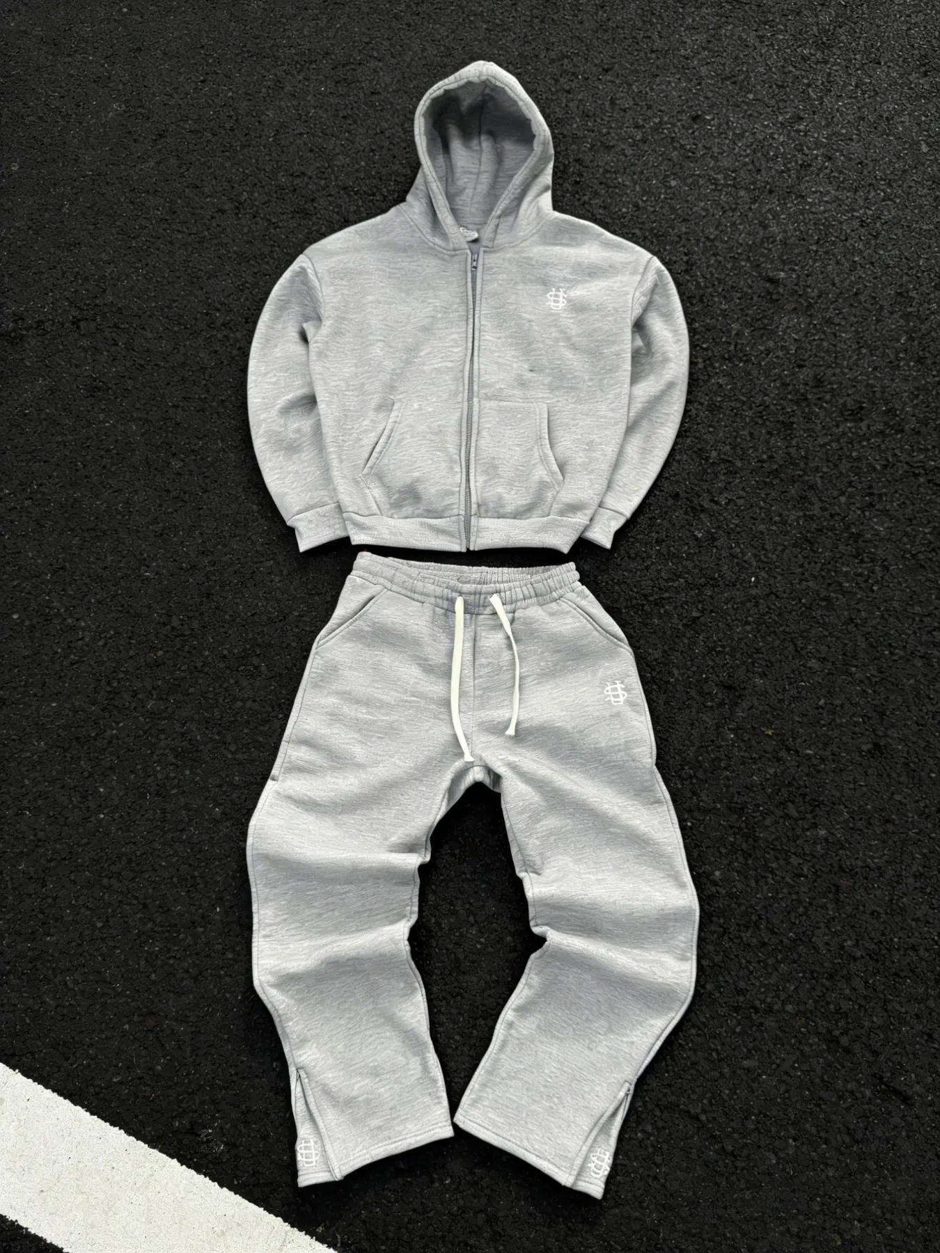 New Men's Casual Sportswear Set, Matching Sweatsuit, Casual Tracksuit Set, Loose Fit Hooded Sweatshirt and Pants Two-Piece Set, Athleisure Sweatsuit, Trendy Street Style, Comfortable and Stylish