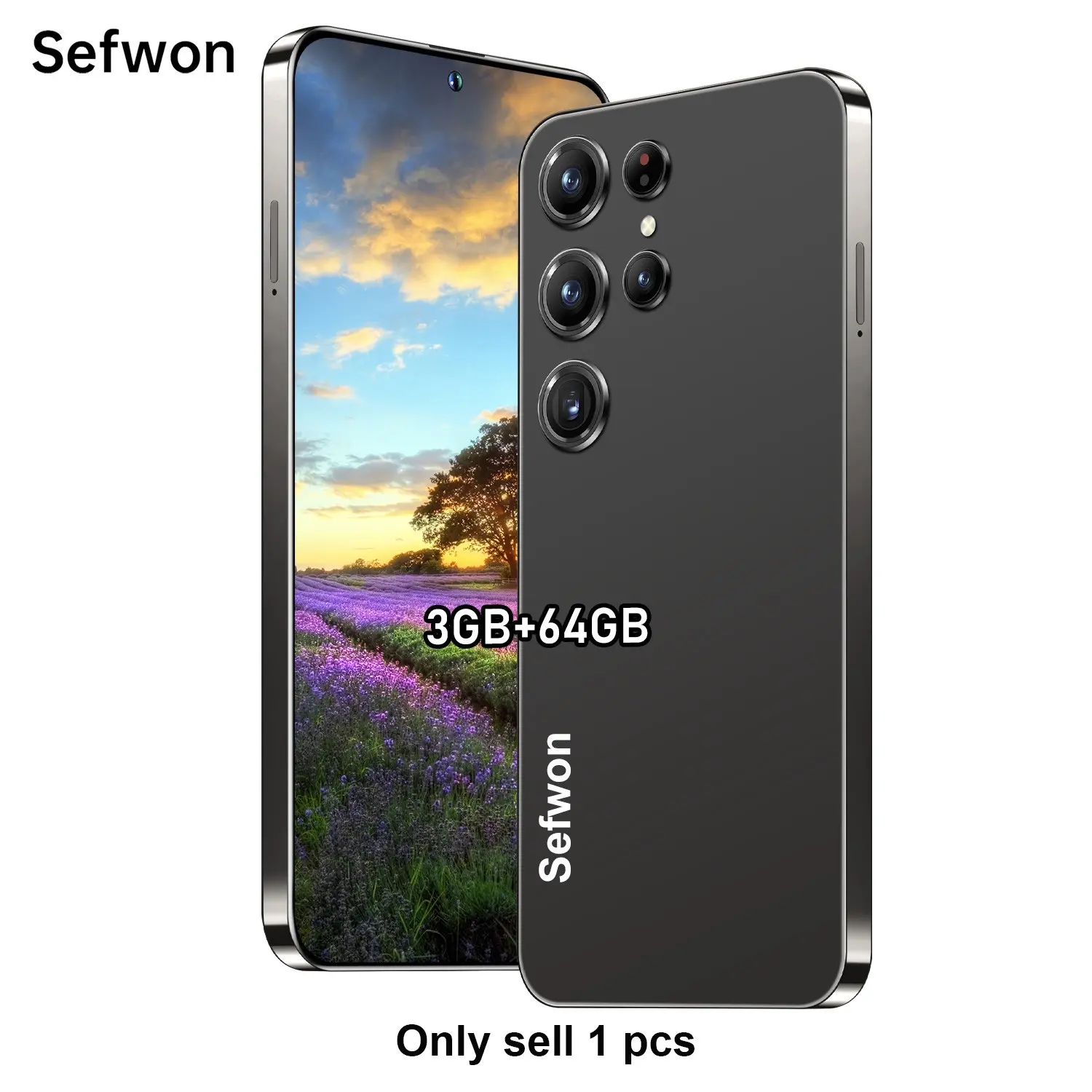 Latest Unlocked Smart Android Phone, Dual Sim Slot, 6.56-Inch Screen, Quad-Core Cpu, Android 10, 5mp+13mp Camera, 4g Network, 3+64GB Storage, 3800mah Battery, Android Mobile Smartphone