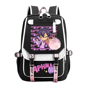 Aphmau And Aaron Print Backpack for Boys & Girls, Teen Student School Bag, Large Capacity Backpack,  Water-Resistant Durable Design, Multi-Pocket Organizer, Perfect Birthday & Holiday Gift 11.4” × 18.1”