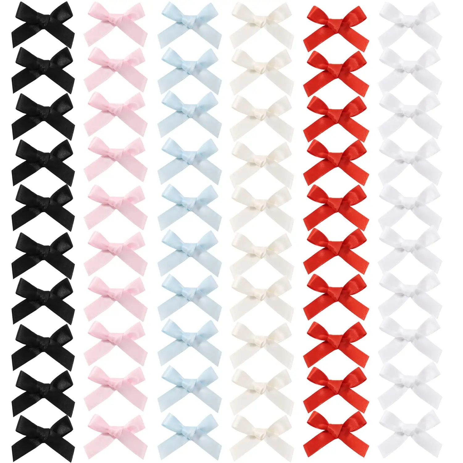 60 count Mini Bow Clip 2'' Hair Bow Cute Hair Accessory for Girls