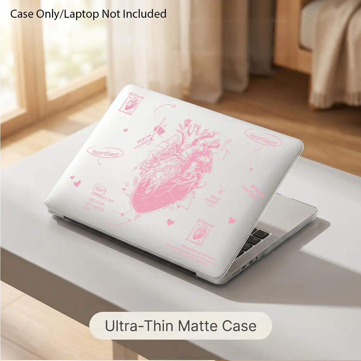 Clear Crystal Shockproof Case for MacBook/matebook,Full Transparent Hard PC Cover with Cooling Vents,Snug Fit Laptop Shell,compatible with 13 Neo/13.3 Air/13.3 Pro/13.6Air/14.2 Pro/15Air/16.2Pro/D16/14 Ultra