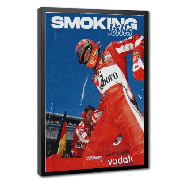 1pc Vintage F1 Racing Driver Canvas Wall Art Poster, Iconic Motorsport Scene Print With Waterproof Ink,  Unframed Classic Racing Car Artwork For Living Room Decor, Bedroom Wall Decor, Office Room Decoration, Home Decor Posters, Unique Gift For F1 Fans