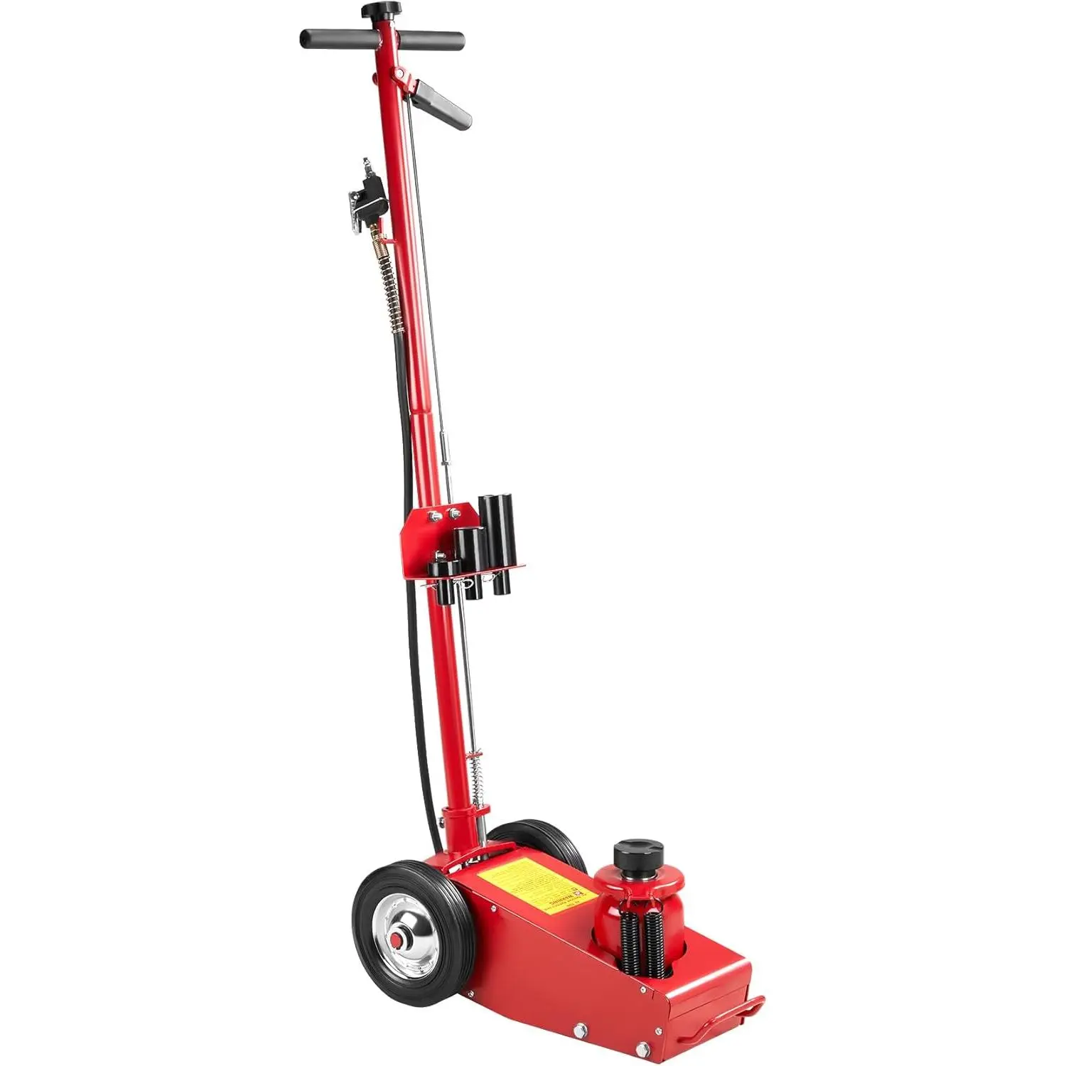 22 Ton Air Hydraulic Floor Jack Quick Lift Air-Operated Axle Bottle Jack HD Truck Lift Jacks Service Repair Lifting Tool for Garages Repair Shops 44000lbs Capacity Red