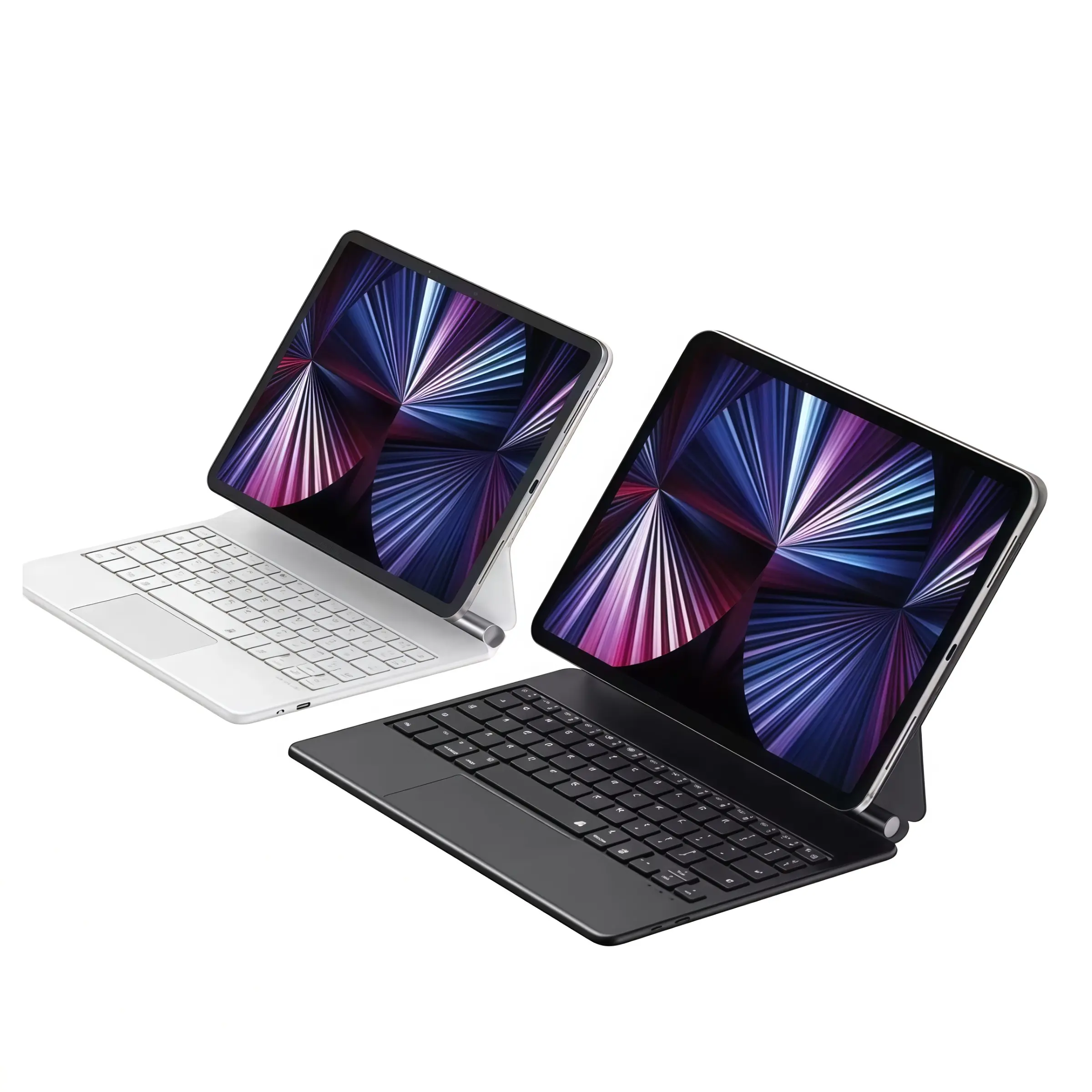 NEW For iPad PRO 2024/2025 generation protective case with keyboard , multi touch touchpad, flip cover holder Magnetic protective case with pen holder, 2 Bluetooth channels suitable For iPad PRO 2024/2025 11-inch  (excluding pen and tablet)