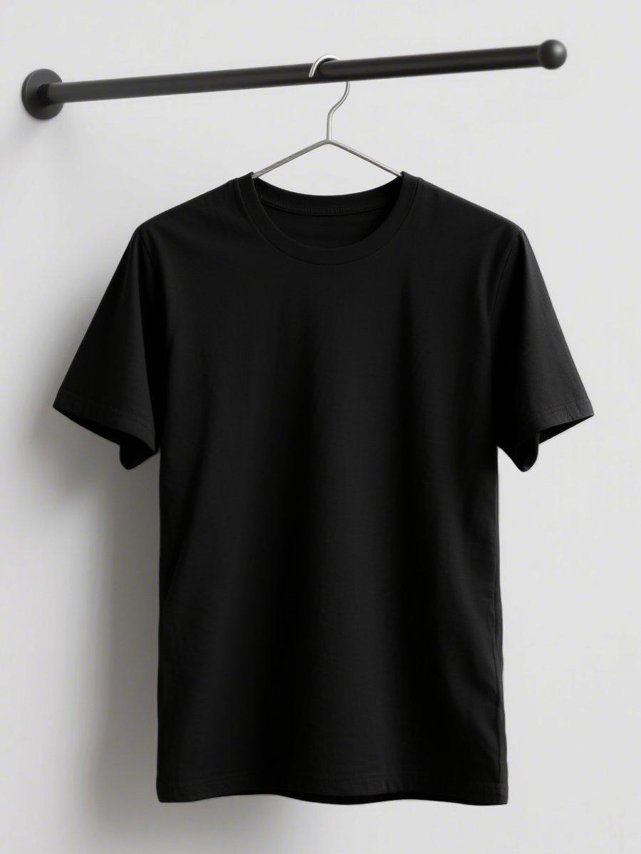 Men's Navy Blue Graphic Tee with Vibrant Headphone Print - 180g Thick Cotton, Casual & Trendy, Short Sleeve Crew Neck T-Shirt, Machine Washable for Summer Fashion, Street Fashion Tee |   Graphic Print Shirt |   Durable Casualwear